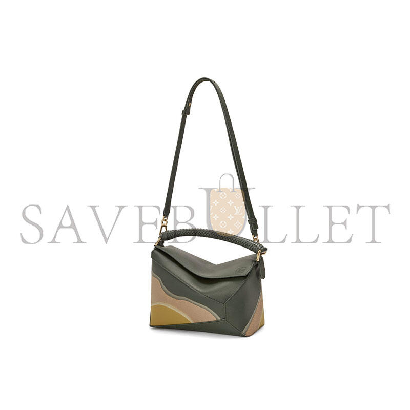 L0ew* small puzzle edge landscape bag in nappa calfskin a510p60xb0-5686 (24*16.5*10.5cm)